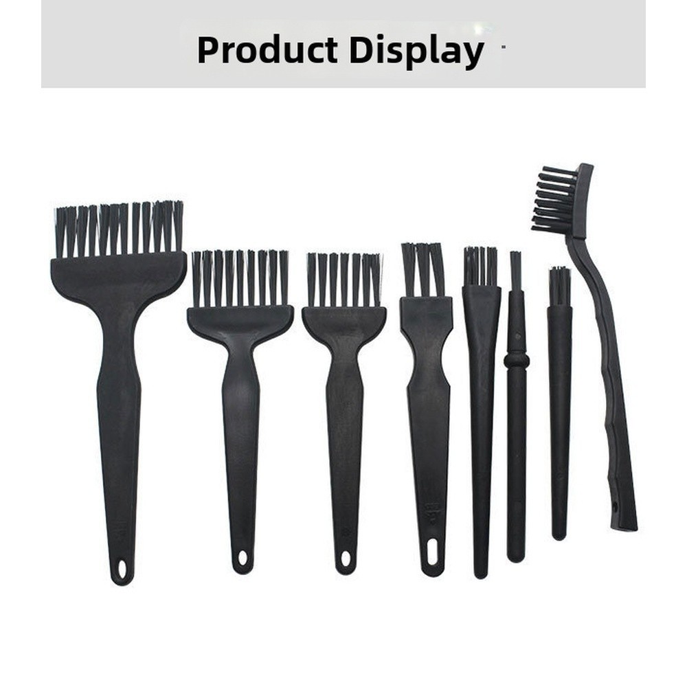 Anti Static Brush Set 8 Pieces for Keyboard Dust Removal and PCB Cleaning