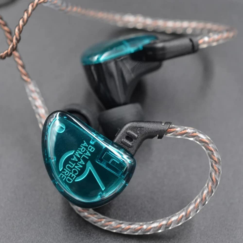 E Cable, 4 Core High-Purity Copper Twisted Iems Replacement Cable, Earbud Headph