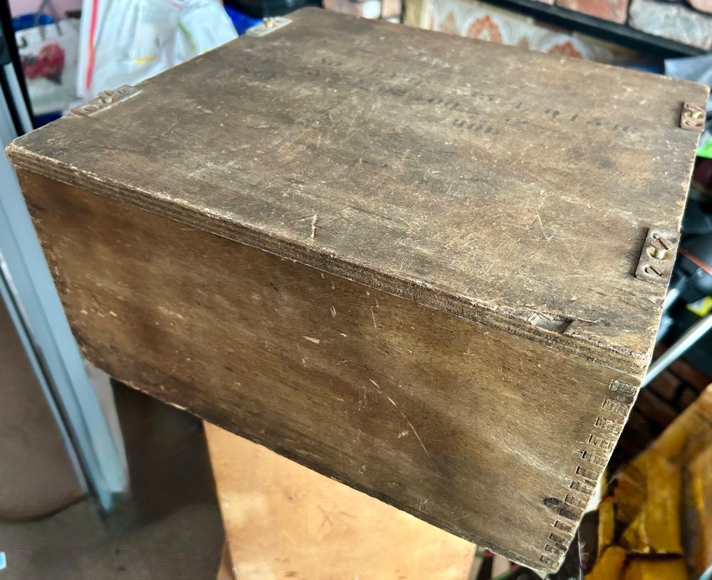 Wooden tool box