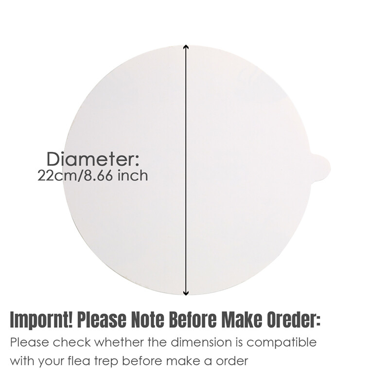 Lots Disposable Flea Trap Sticker Sticky Flea Bugs Trap Refill Flea Glue Discs