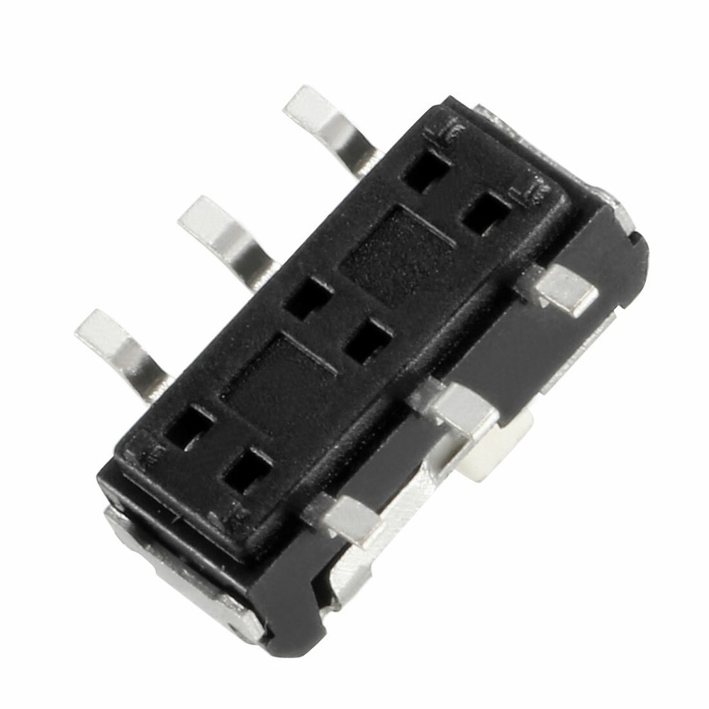 10Pcs 2mm Vertical Slide Switch DPDT 2P2T 6 Terminals PCB Panel Latching