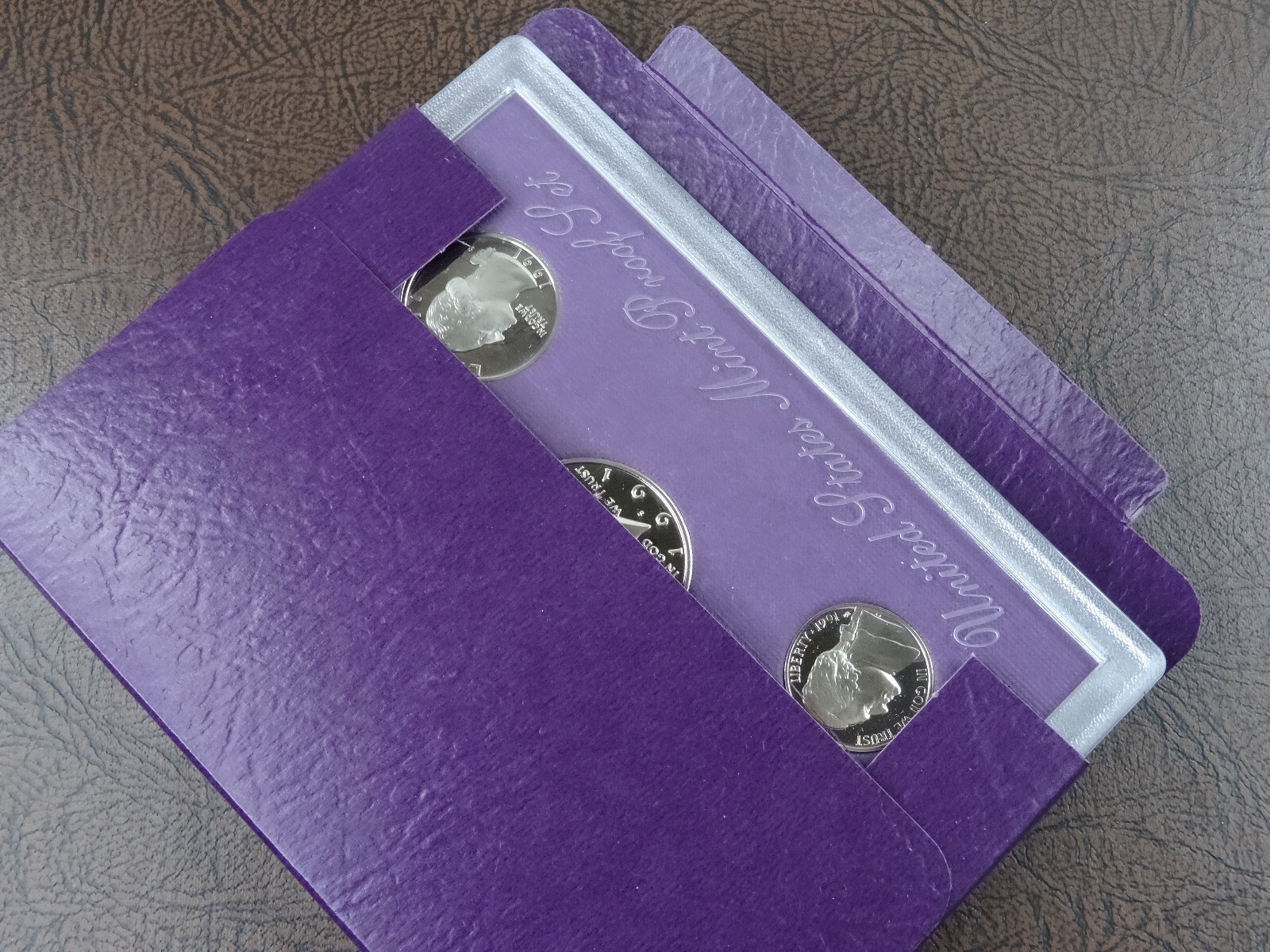 1991-S US Mint Proof Set 5 Coin Set OGP COA Original Government Packaging