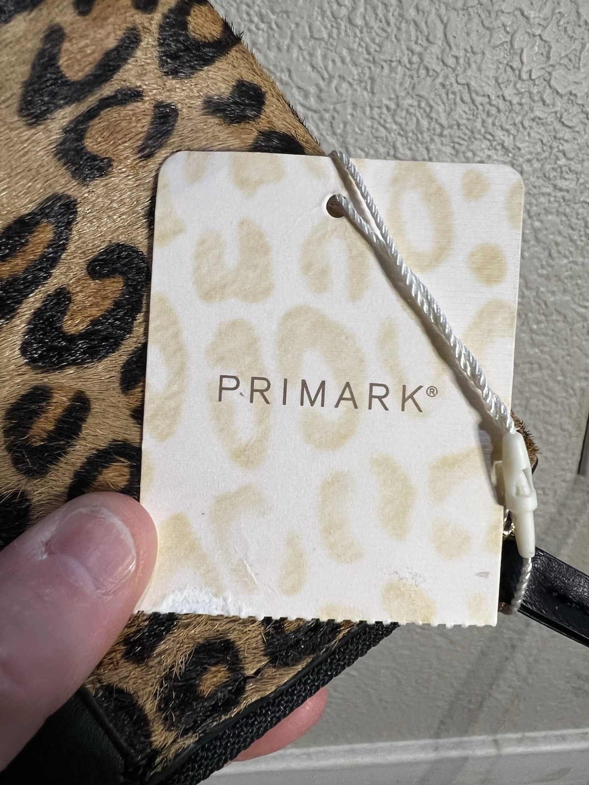 Primark Animal Print Velvet Wallet Leopard NWT