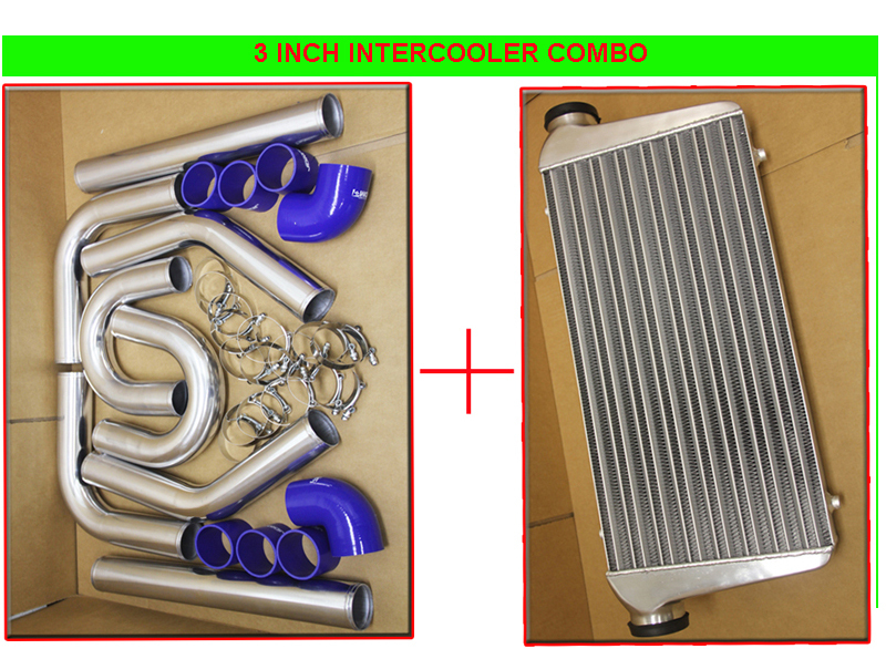 BLUEFIMC INTERCOOLER+TURBO PIPING KIT COUPLER CLAMP E30 E34 E36 E46 E90 325I M3