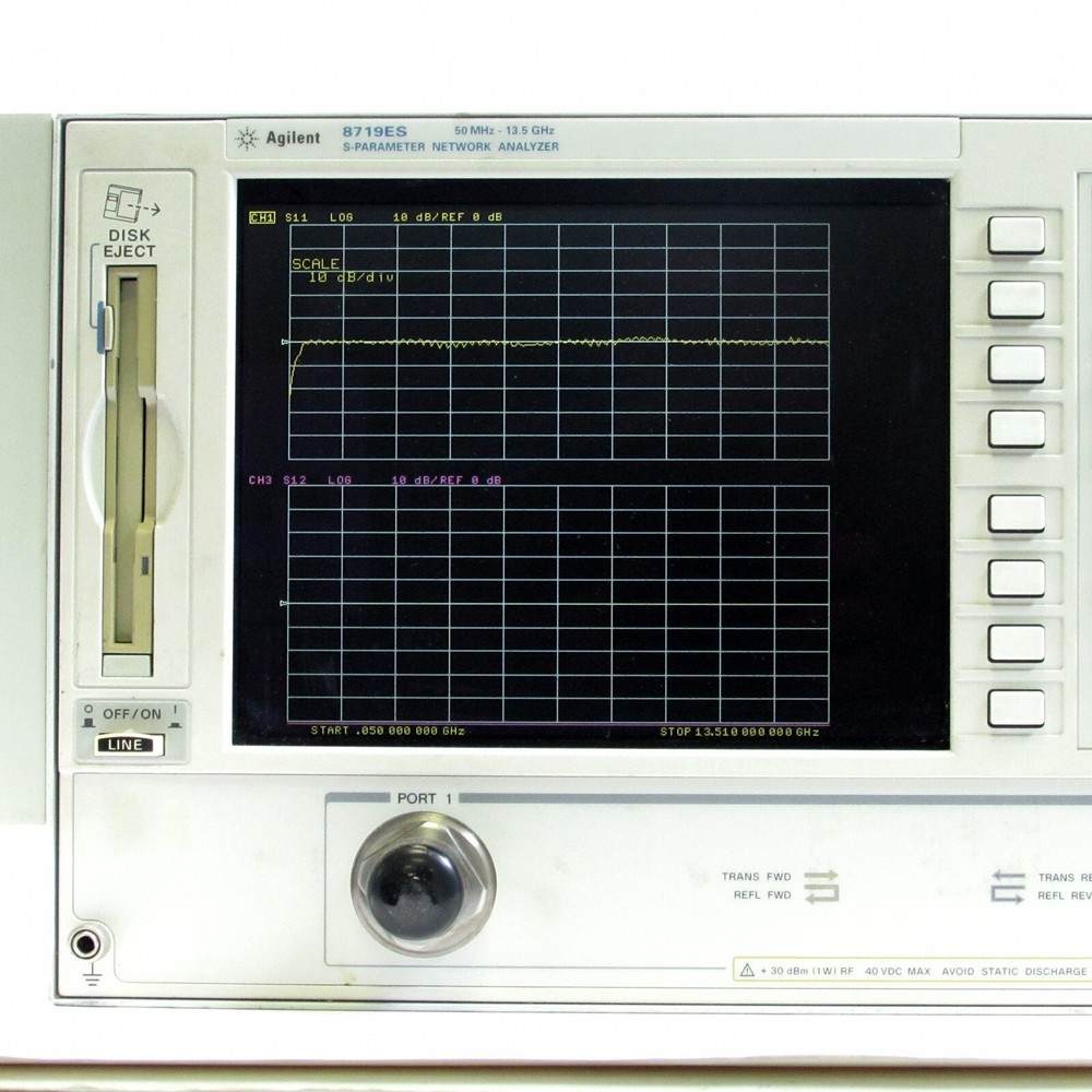 HP / Agilent / Keysight 8719ES S-Parameter Network Analyzer 50 Mhz - 13.5 GHZ
