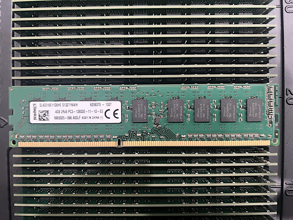 Kingston 4GB 2Rx8 PC3-12800E ECC Unbuffered UDIMM Server Memory