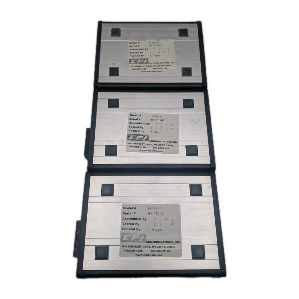 CPI Communications DTP1-C DC Termination Panel (Quantity 3)