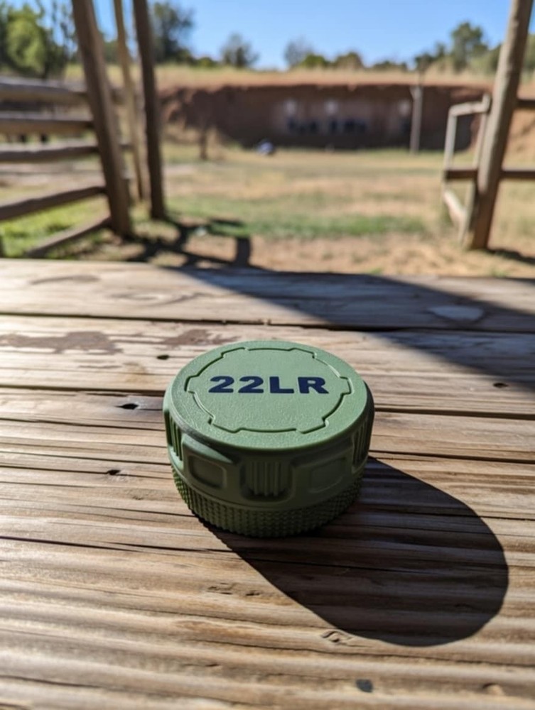 3D Printed .22LR Ammo Puck – Compact, Stackable Storage for 55 Rounds