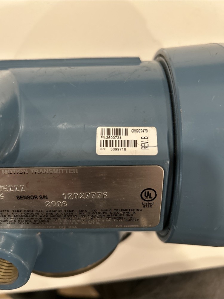 Micro Motion Transmitter 1700I12ABUEZZZ