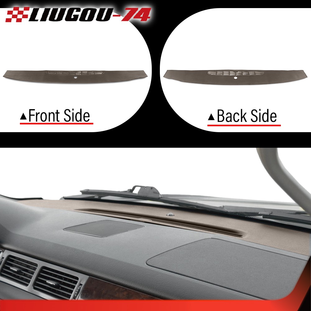 Upper Dash Panel Grille Cover Cap Brown Fit For 07-13 Escalade Silverado Sierra