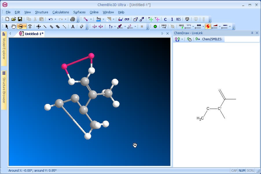CambridgeSoft CS Chem3D Molecular Modeling Analysis Software CD