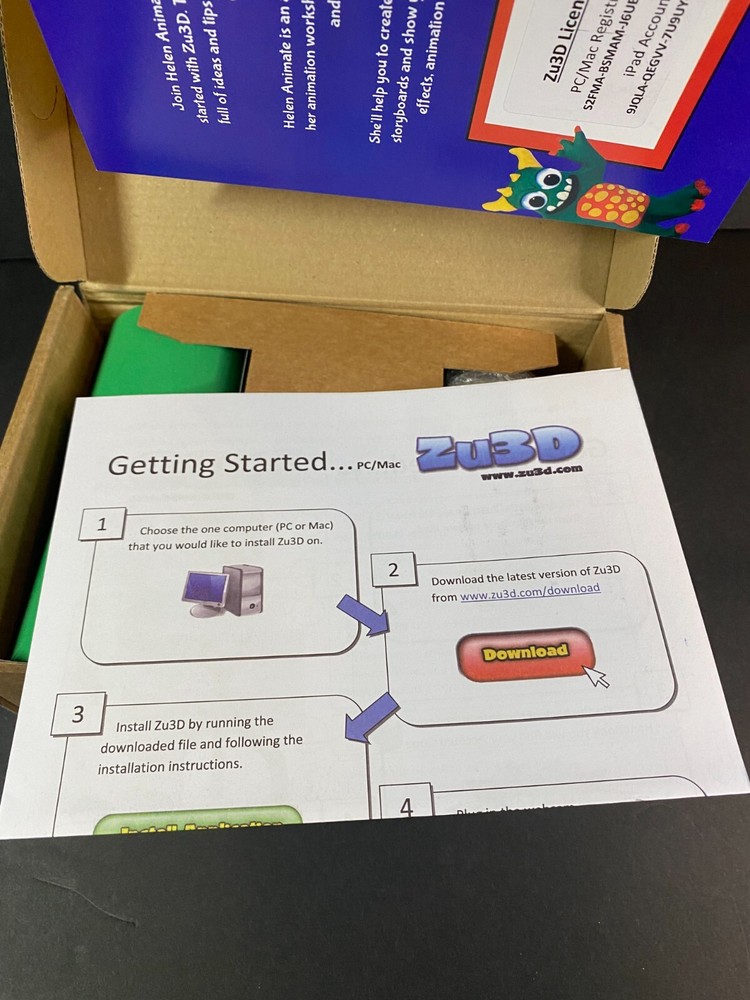 Zu3D Complete Stop Motion Animation Software Kit, Windows Mac OS X iPad & iOS