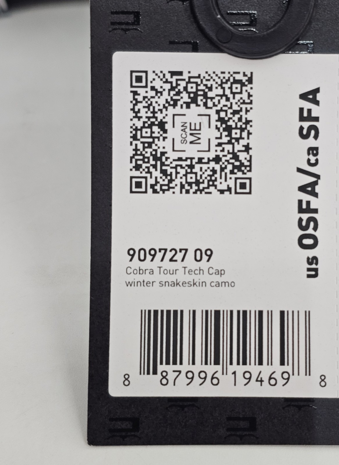 Cobra Tour Tech Golf Cap Snakeskin Camo Mens Snapback Multicolor NEW