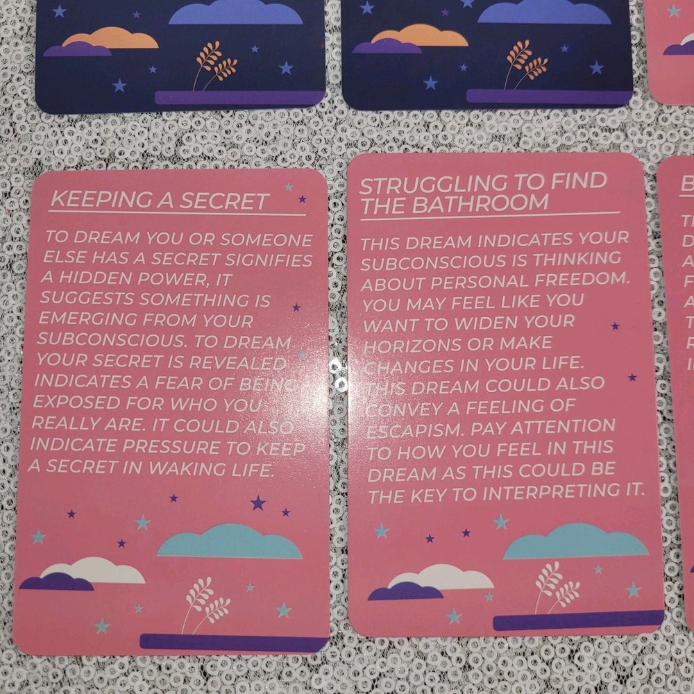 Dream Decoder Cards Subconscious Secret Activity Box Dreams 2022