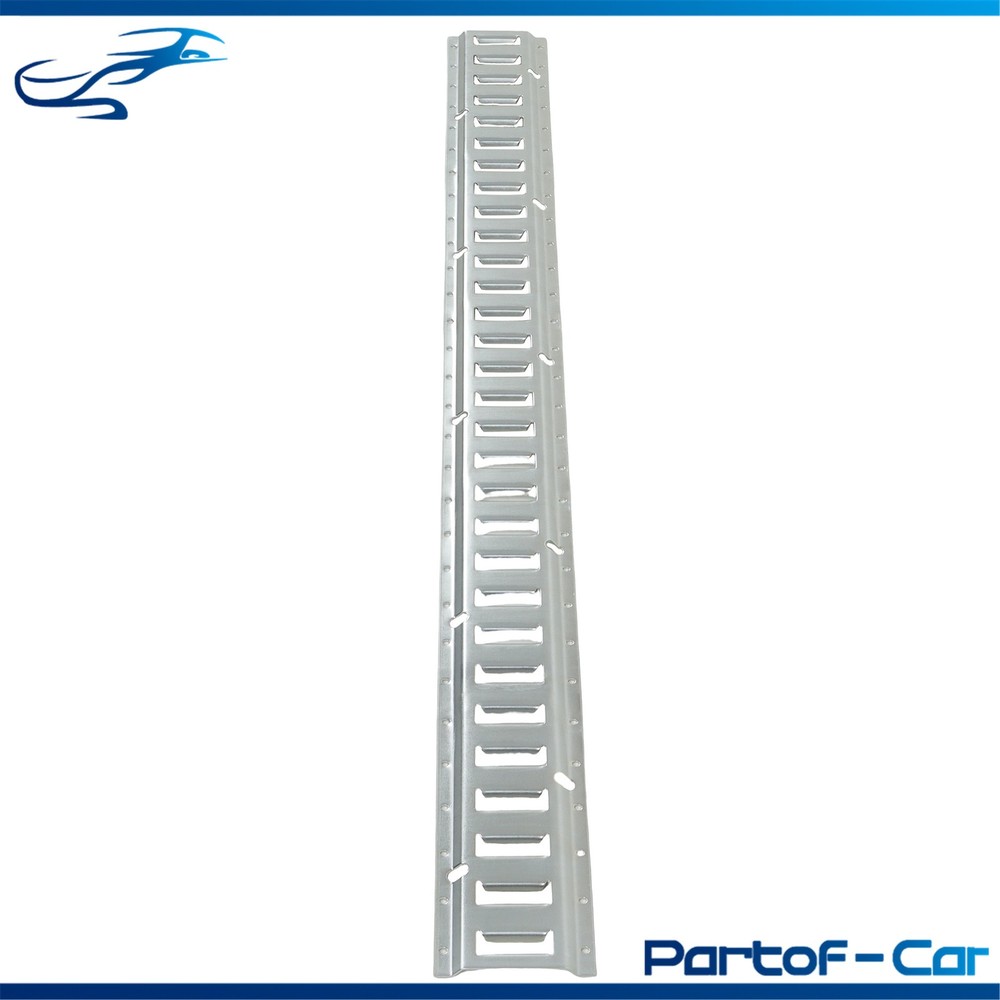 16 Pcs 5 Ft Silver E Track Rails Kit, Zinc Coated For Secure Loads Transport