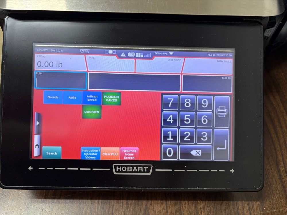 Hobart HTi-7LS25 digital computing scale