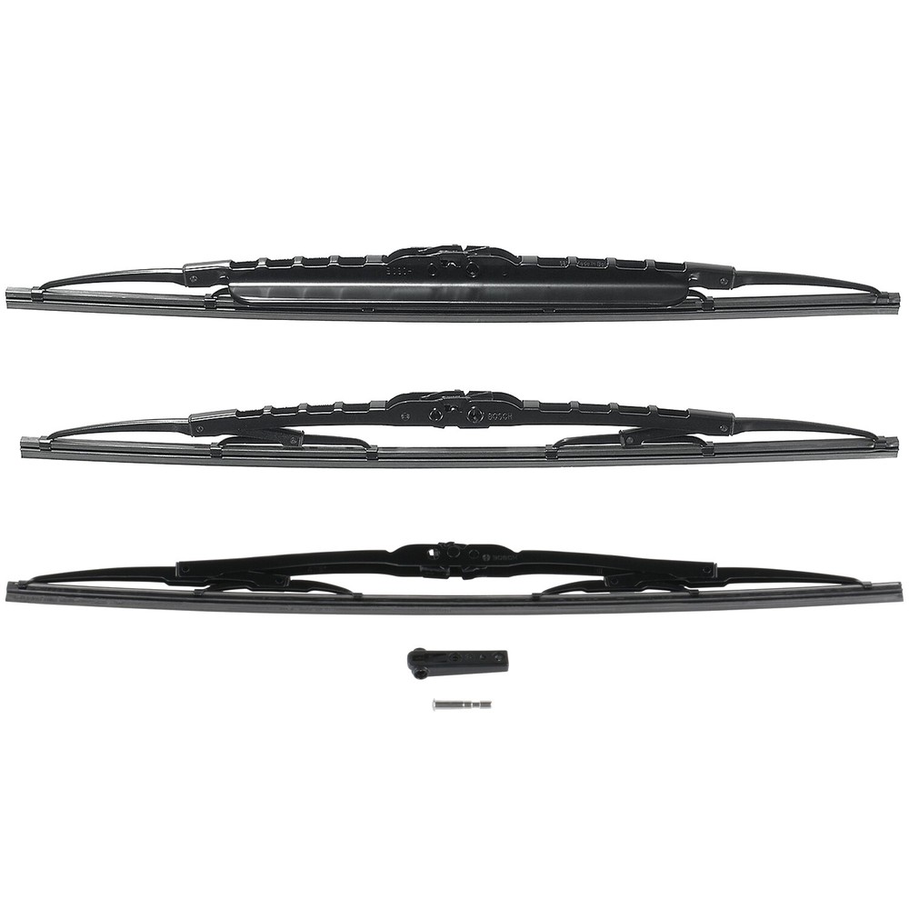Bosch Front and Rear Windshield Wiper Blades Kit For Porsche 928 944