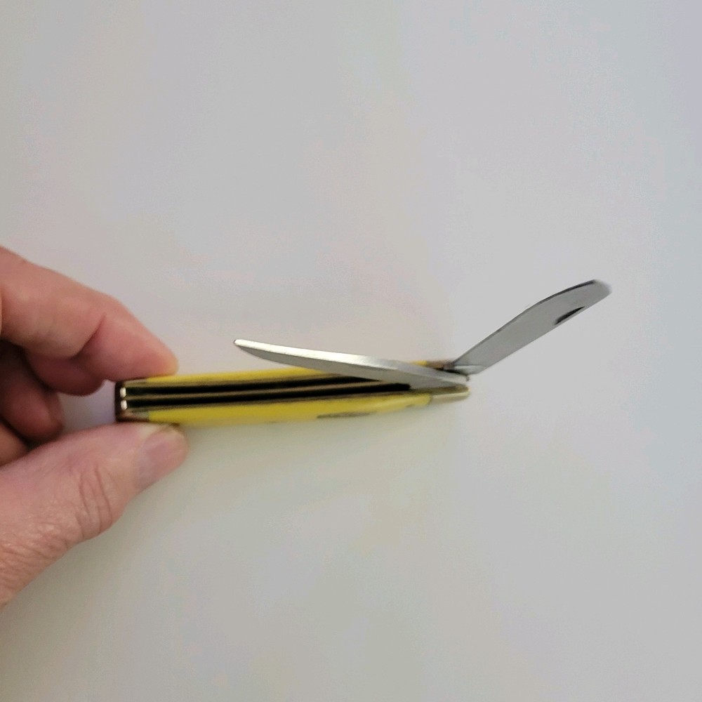 Schrade Old Timer Pocket Knife | Yellow | Model 940TY