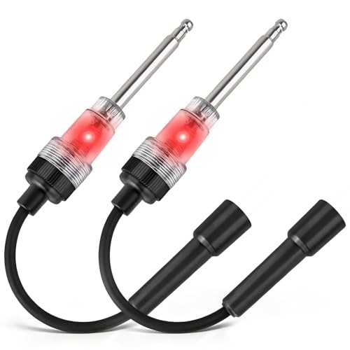 2PCS Spark Plug Tester, Inline Spark Tester, Ignition Coil Tester Tool for