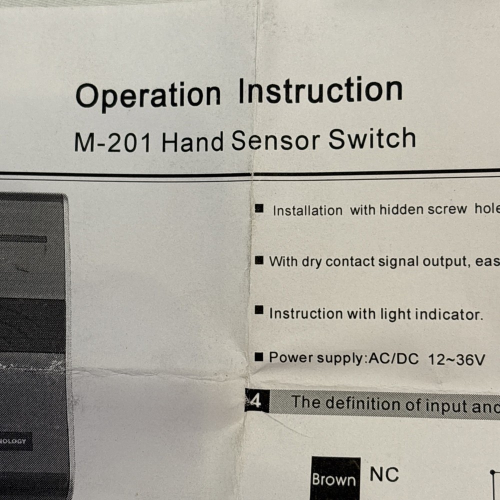 Wireless Touchless Hand Sensor Switch,Touchless Open Switch for Autodo
