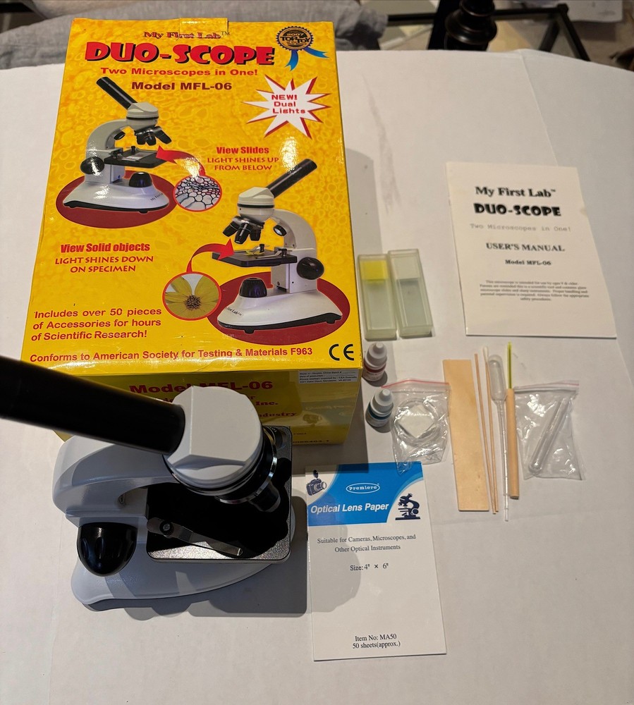 My First Lab Duo-Scope Stem Microscope with 50 Piece Accessory Kit MFL-06