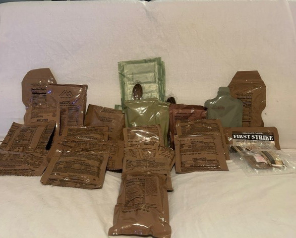 Military MRE Medium Accessory Sampler 40+ Items