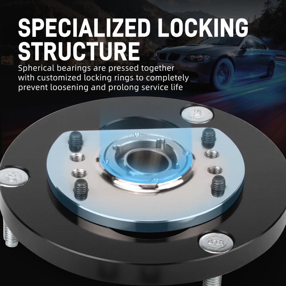 Adjustable Front Camber Caster Plates For BMW E81 E82 E87 E88 E90 E91 E92 E93 X1