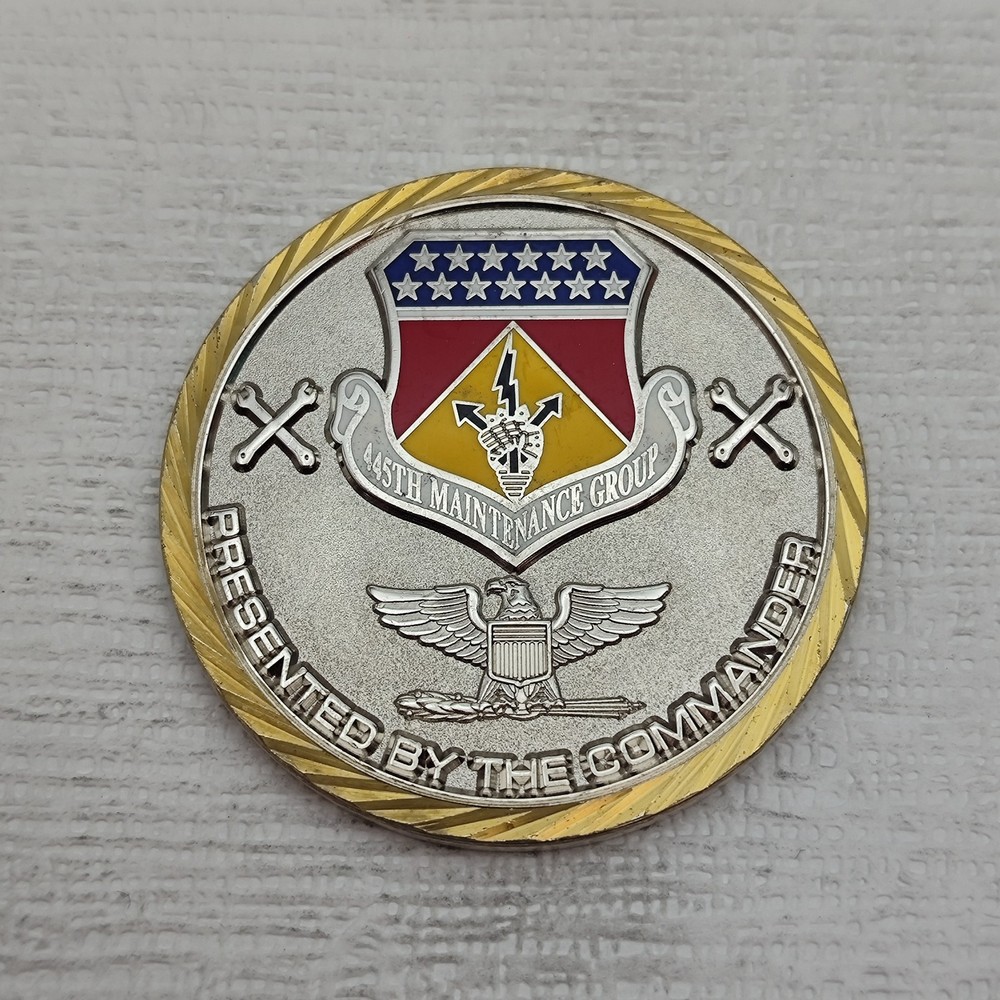 USAF 445th Maintenance Group Challenge Coin