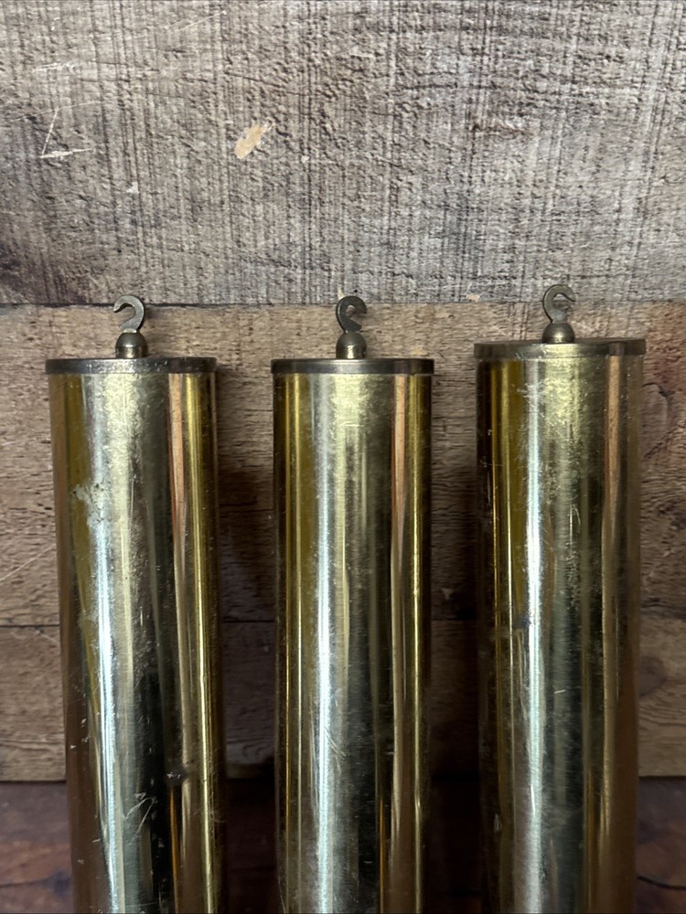 Howard Miller authentic Grandfather Clock Weight Shells qty-3