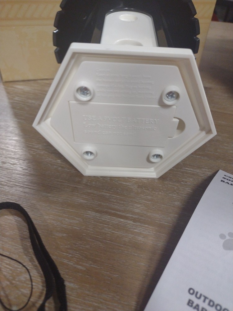 Decorative Sonic Anti Bark Control Device Deter Nuisance Barking Waterproof G3E