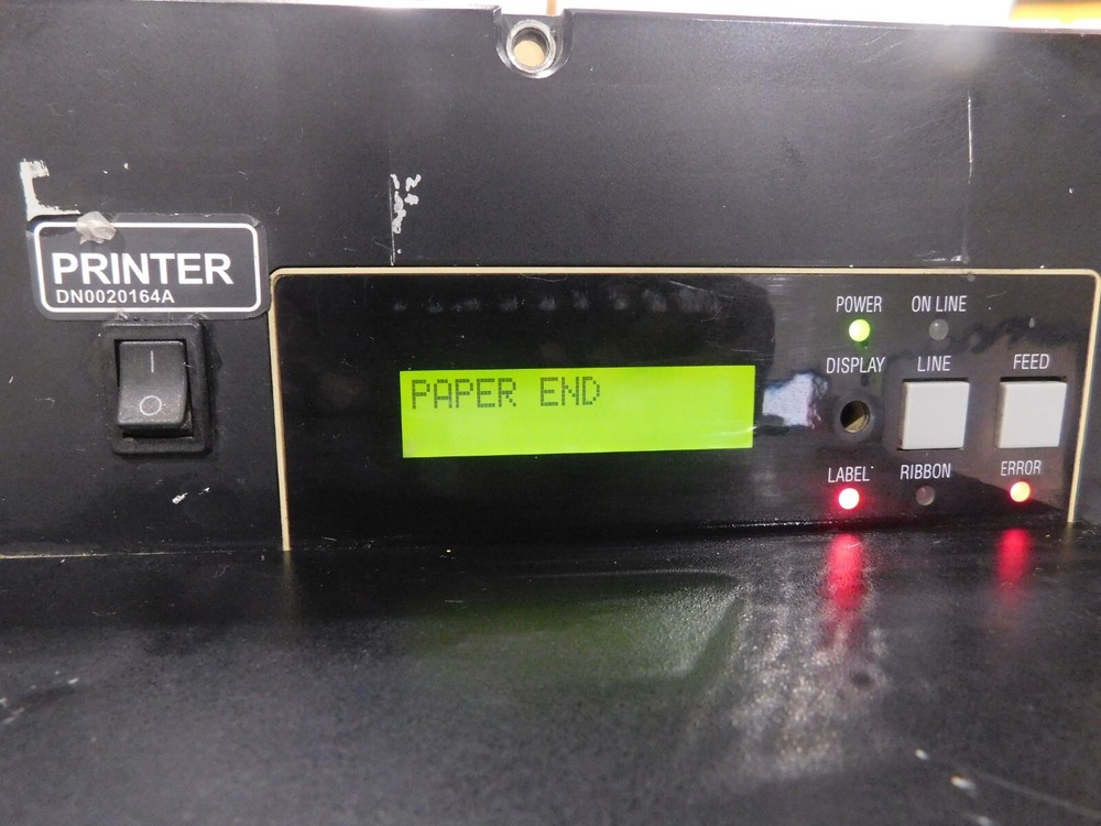 Sato (Label-Aire) Model: M-8485S Barcode Printer.
