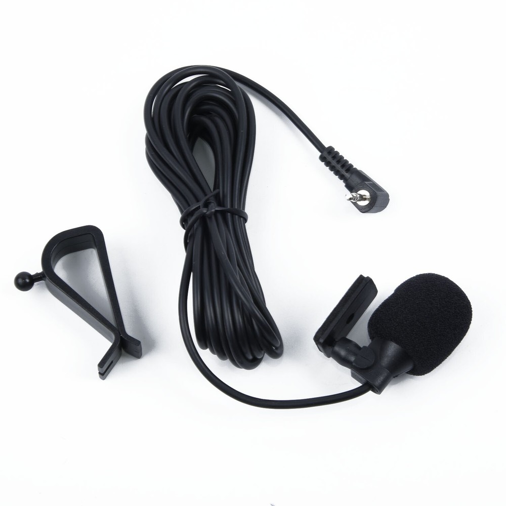Microphone Black Replacement Vehicle Windproof Car Electronics Accessories