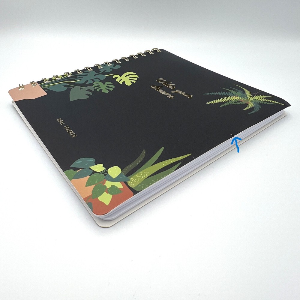 Fringe Goal Tracker Boho "Water Your Dreams" Goal Description Plan Task Tracking