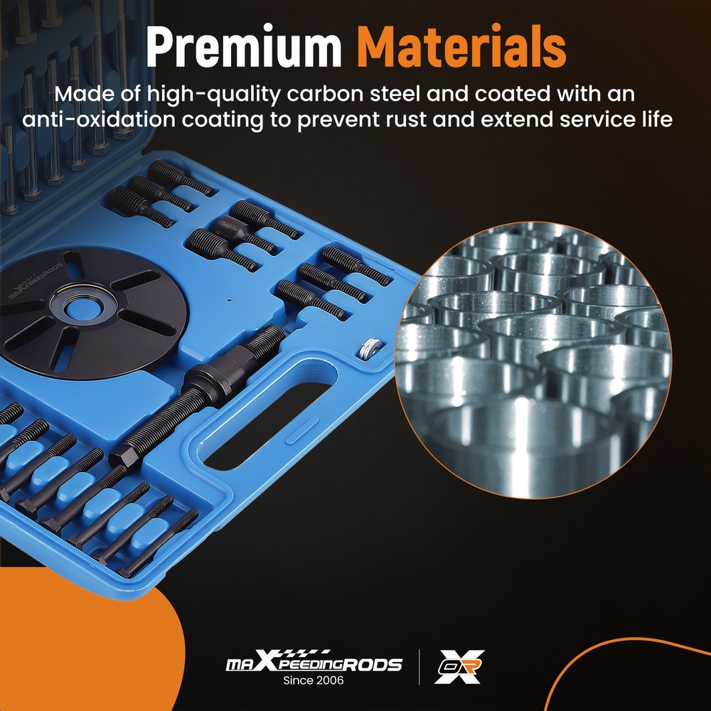 Harmonic Balancer Puller / Installer Kit Engine Tool Steel Universal set