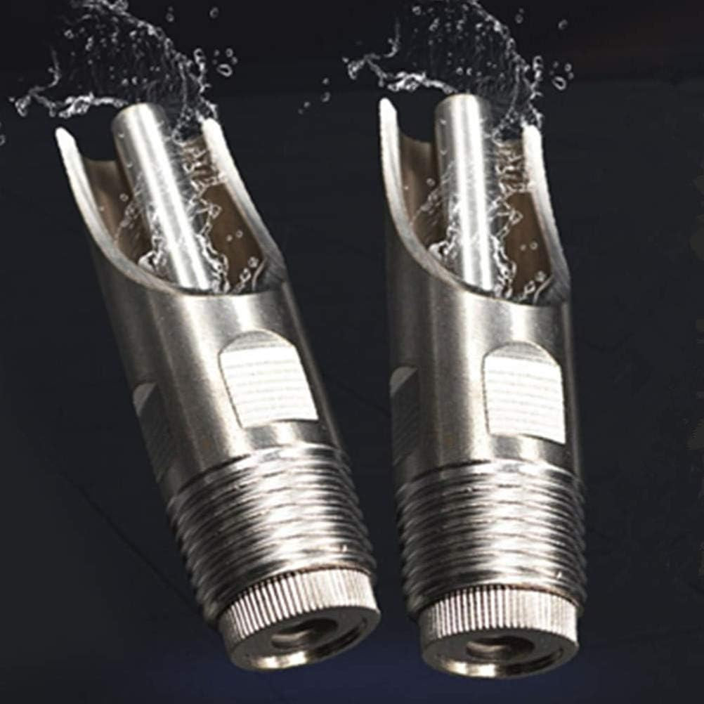Pack of 10 Pig Waterer Nipple Stainless Steel Hog Waterer Nipple Drinker, Pig
