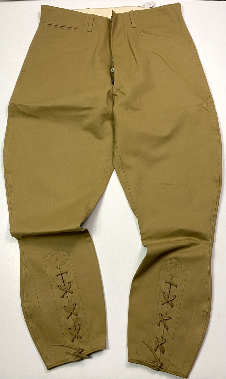 WWI US M1912 COTTON COMBAT FIELD BREECHES TROUSERS- SIZE 3XLARGE 42 WAIST