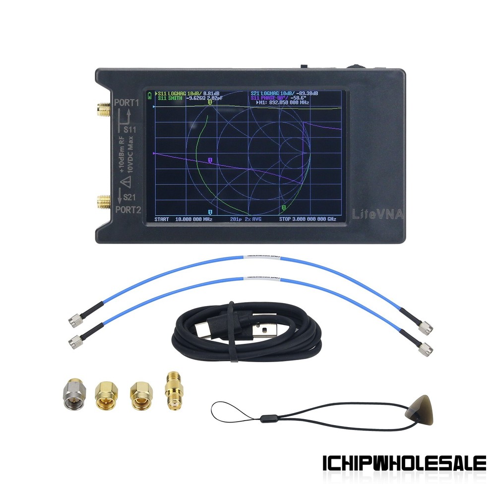 LiteVNA-64 VNA Analyzer 50KHz-6.3GHz Vector Network Analyzer Antenna Analyzer