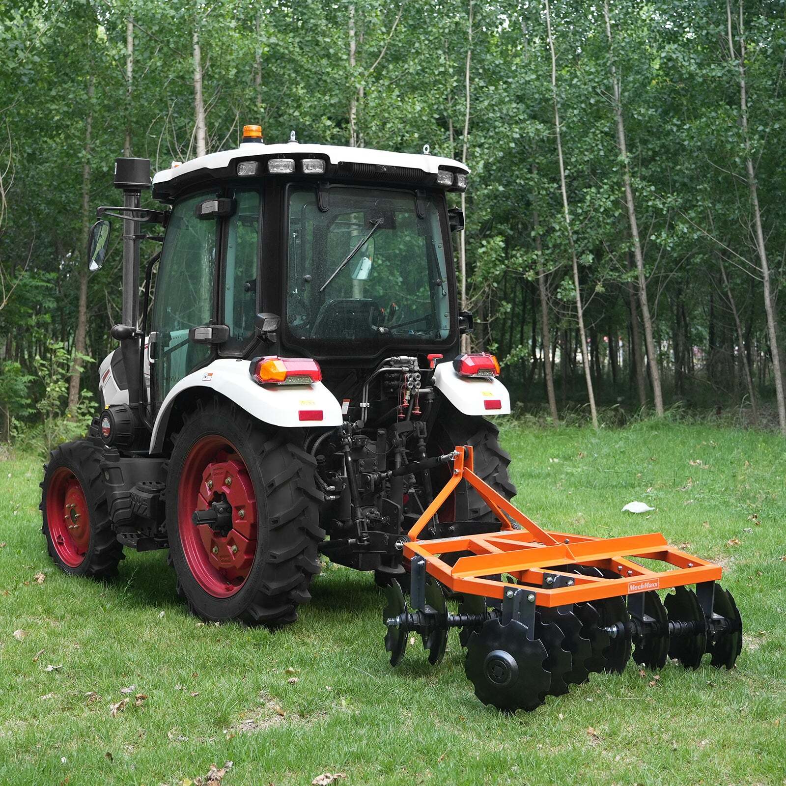 MechMaxx 3 Point Hitch 60" Notched Disc Harrow Plow Tractor Attachments, DH60