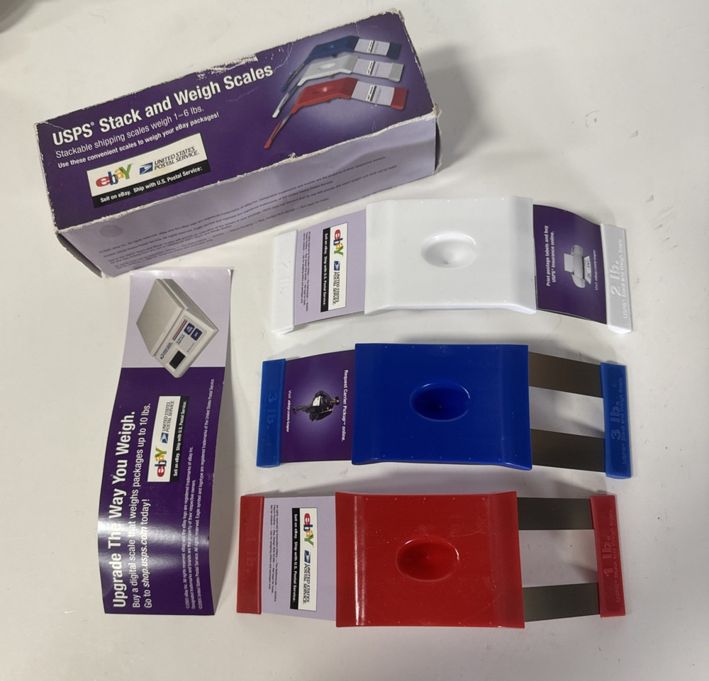 USPS - Stack and Weigh Scales - Stackable Shipping Scales - 1-6 LBS