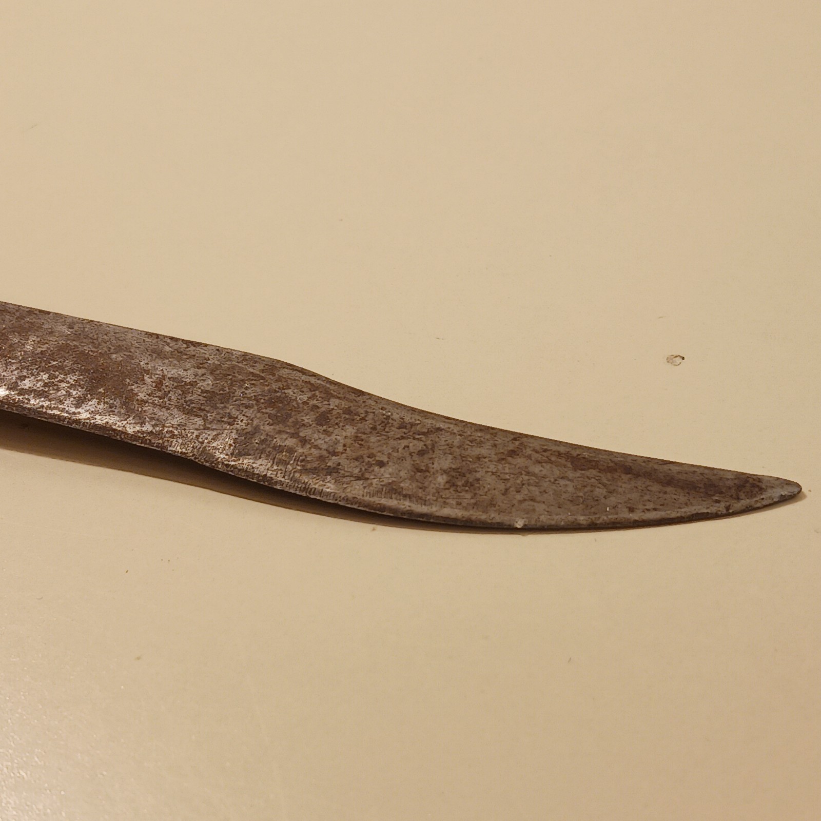 Vintage Bowie Knife Fixed Blade Hunting Survival Wood Handle Brass Bolster Gear