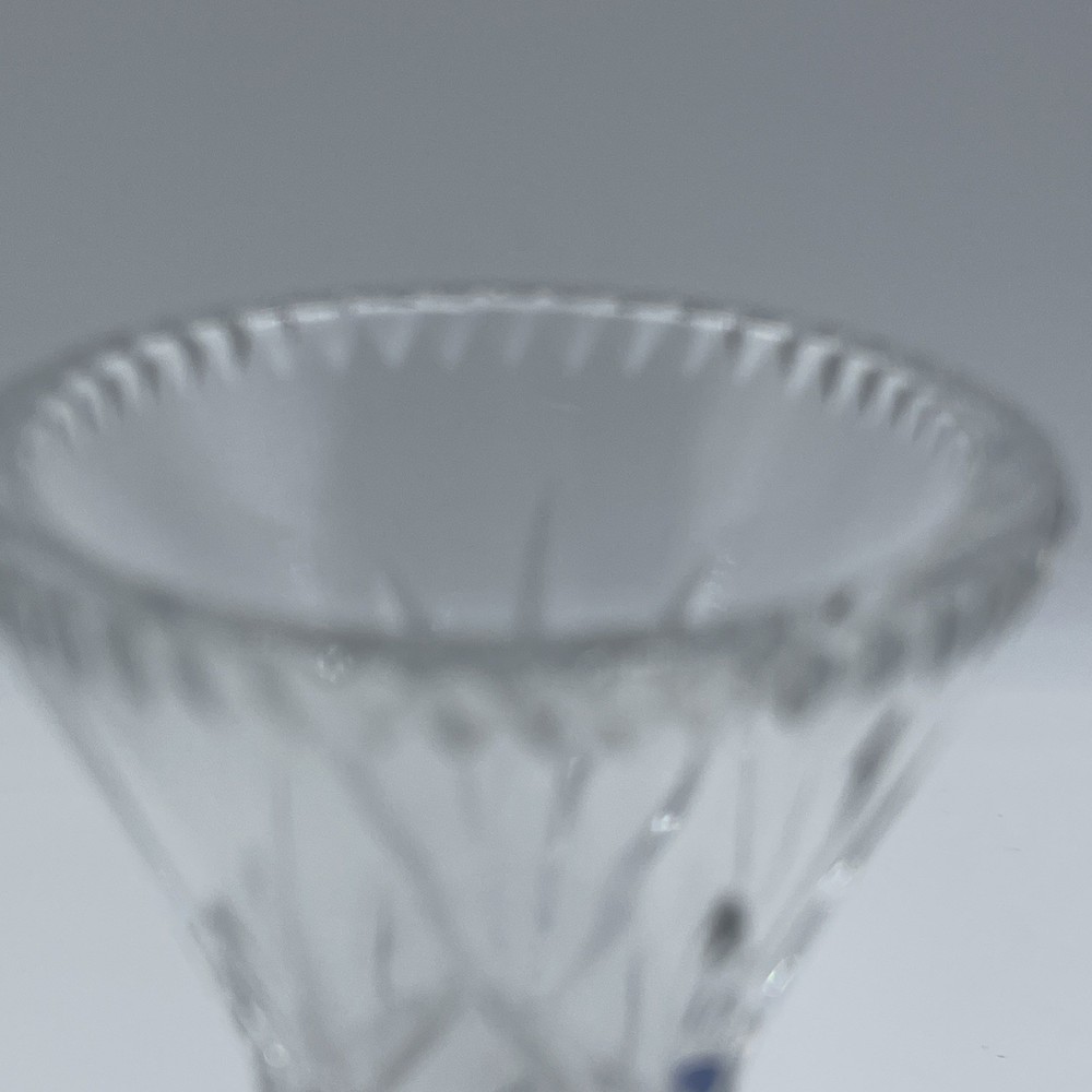 Lead Crystal 7 7/8”" Footed Vase