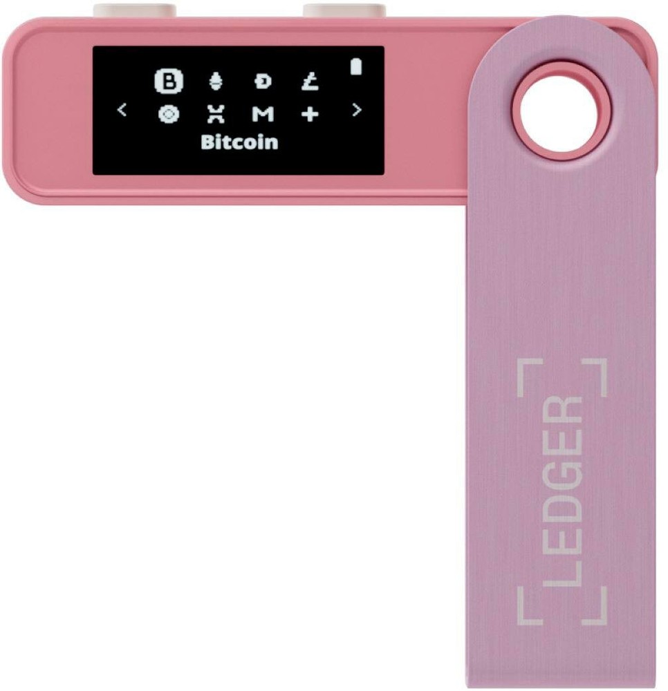 Ledger - Nano S Plus Crypto Hardware Wallet - Pastel Pink