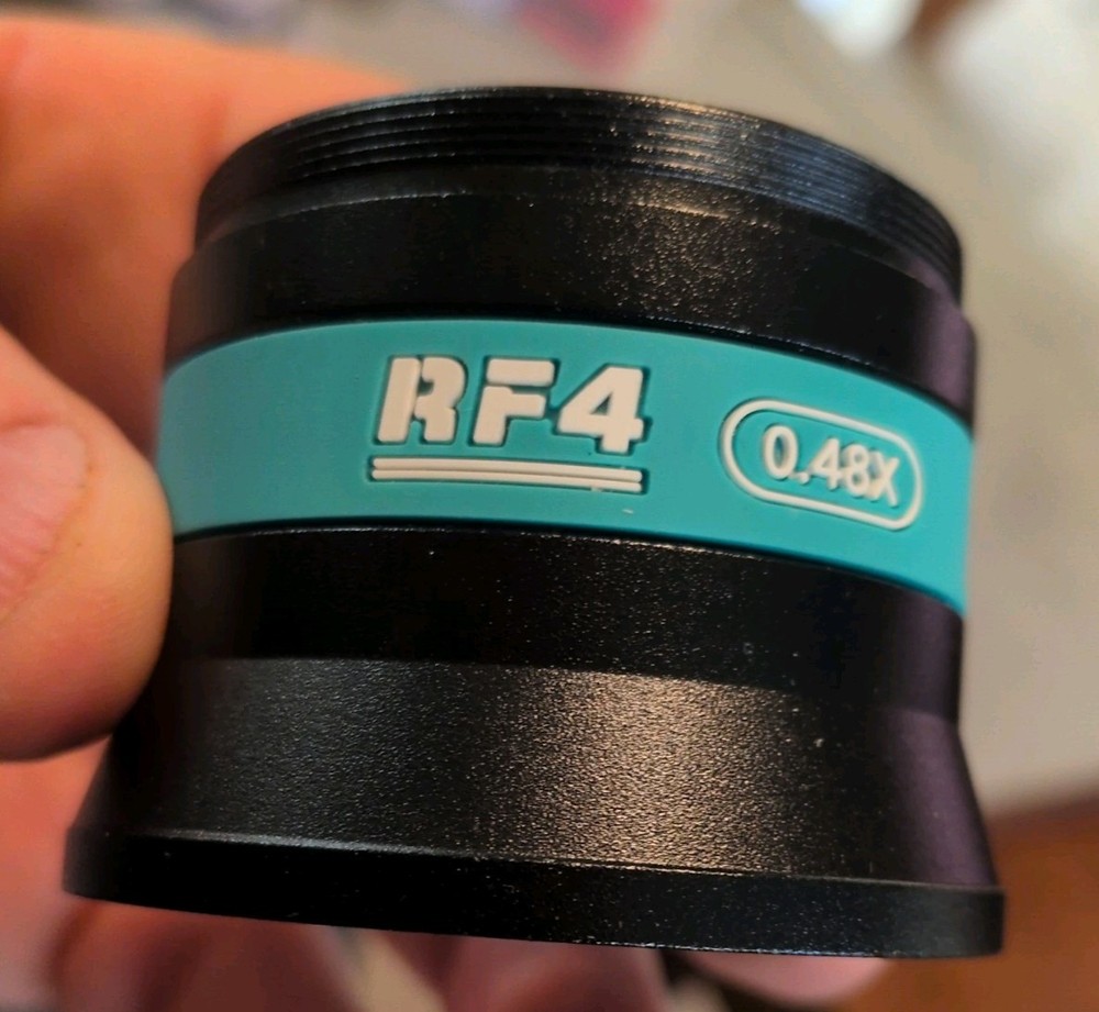 RF4 0.48x Stereo Microscope Auxiliary Objective, Stereo Binoculars