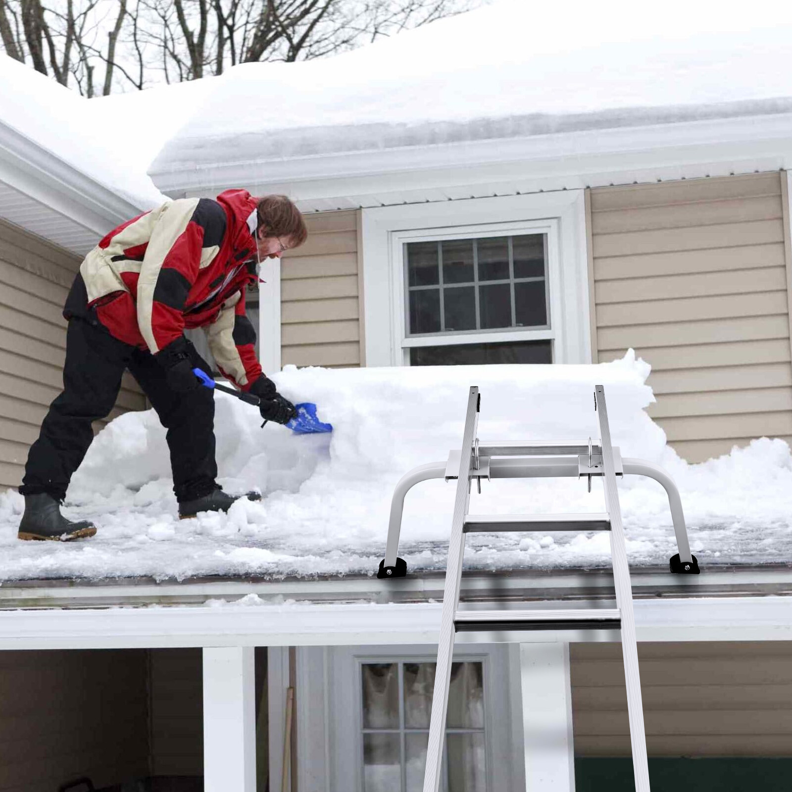 Ladder Stabilizer Extension Ladder Standoff Heavy Duty Wing Span