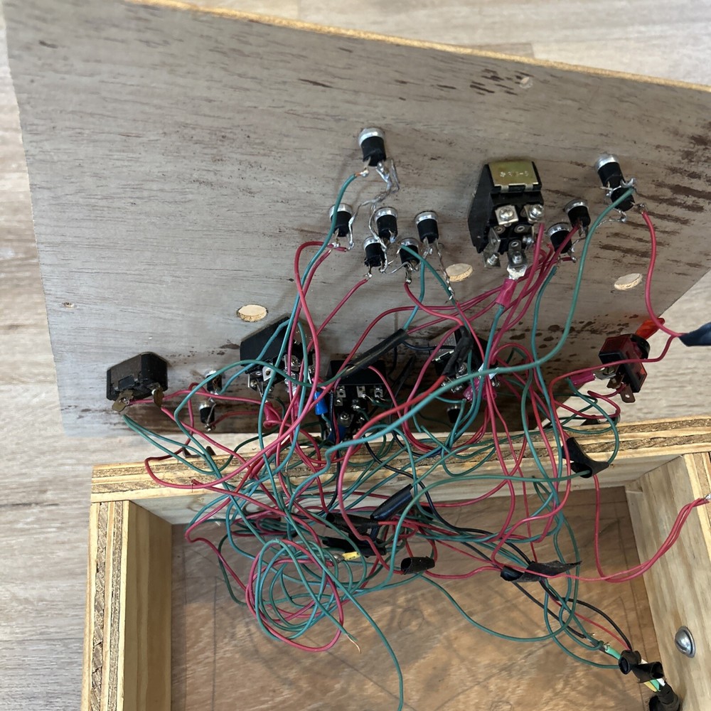 Model Train Display Control Box Hand Made 19” X 11” With Transformer Side Mount
