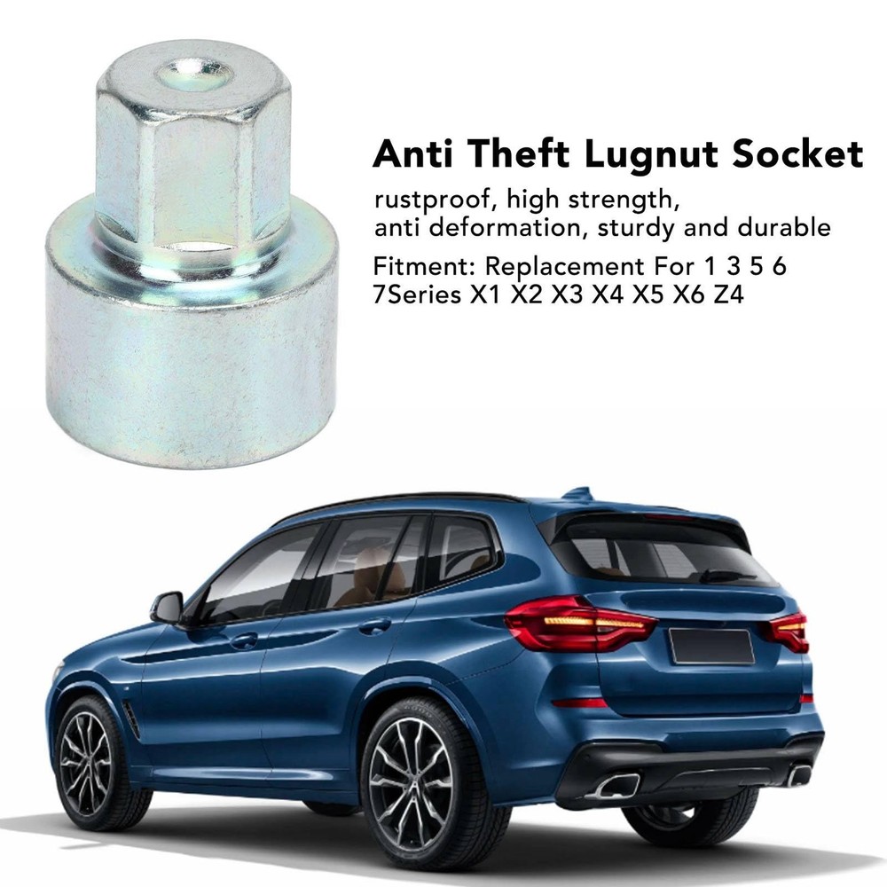 Anti Theft Lugnut Socket Anti Deformation Metal Wheel Lock Key for 059 default