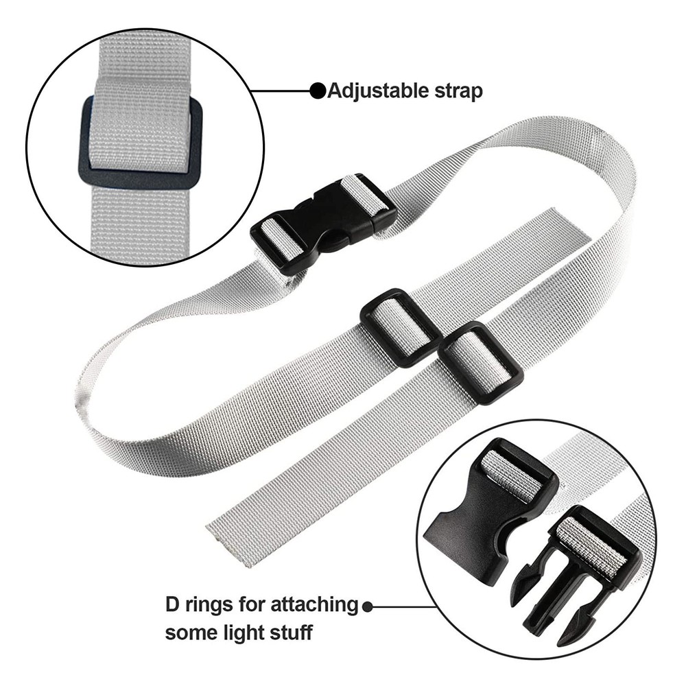 WishLotus 5PCS Backpack Chest Strap, Multi-Color Adjustable Backpack Sternum ...