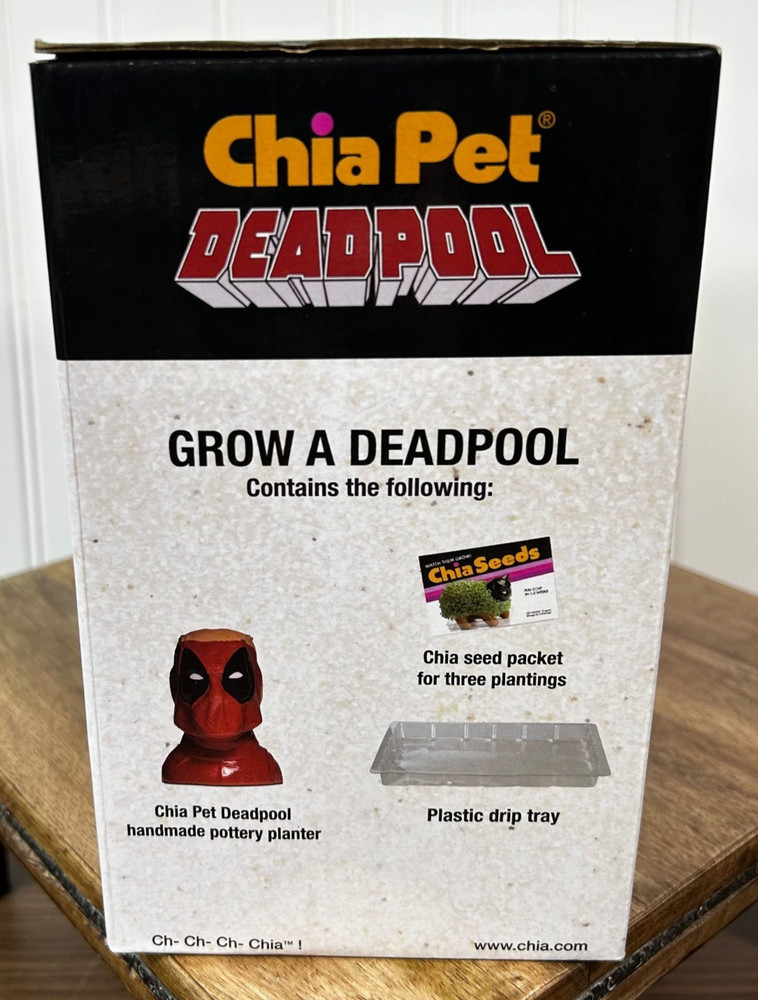 DEADPOOL - Chia Pet - 2018 Marvel - NEW IN BOX