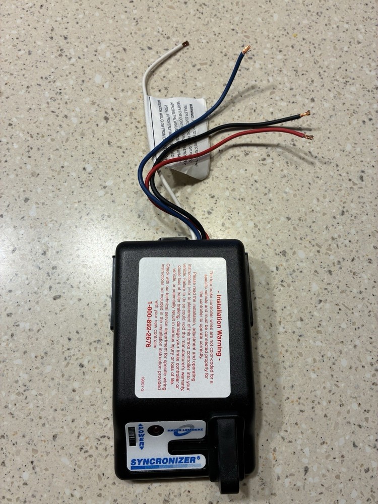 Hayes Towing Electronics 81725 Synchronizer Trailer Brake Controller New In Box
