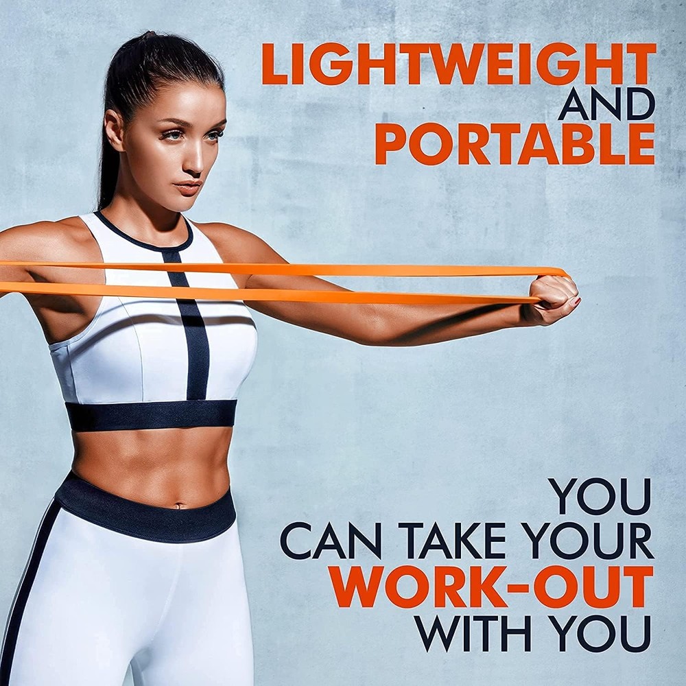 Heavy Duty Resistance Stretch Loop Bands for #03 Black